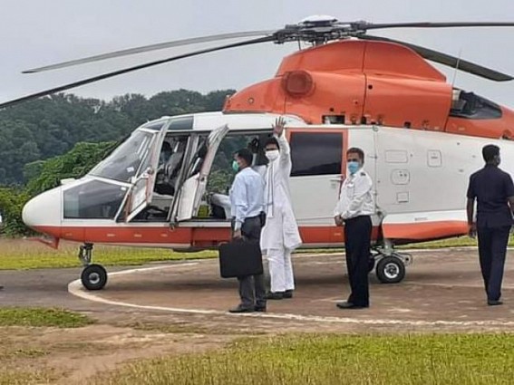 Fund Crisis ? Tripura Govt to Lease Double-Engine Helicopter costing Rs. 23 Crores amid COVID-Crisis, high Tax Burdens on Common men Fund Crisis ? Tripura Govt to Lease Double-Engine Helicopter costing Rs. 23 Crores amid COVID-Crisis, high Tax Burdens on Common men